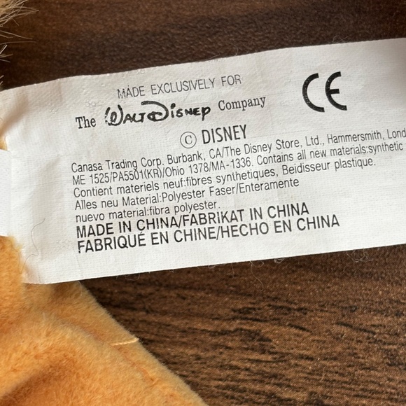 VINTAGE Disney Oliver & Company OLIVER CAT Bean Bag Plush Walt Disney Co. Animal - Picture 11 of 11